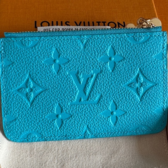 NWT Louis Vuitton Murakami LV x TM Romy Card Holder KABIRA BLUE Sold Out! - Picture 3 of 5